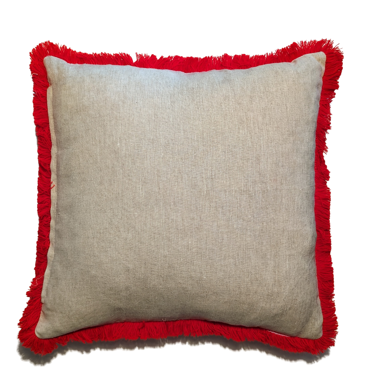 Blue & Red - Criss Cross Patterned Cushions