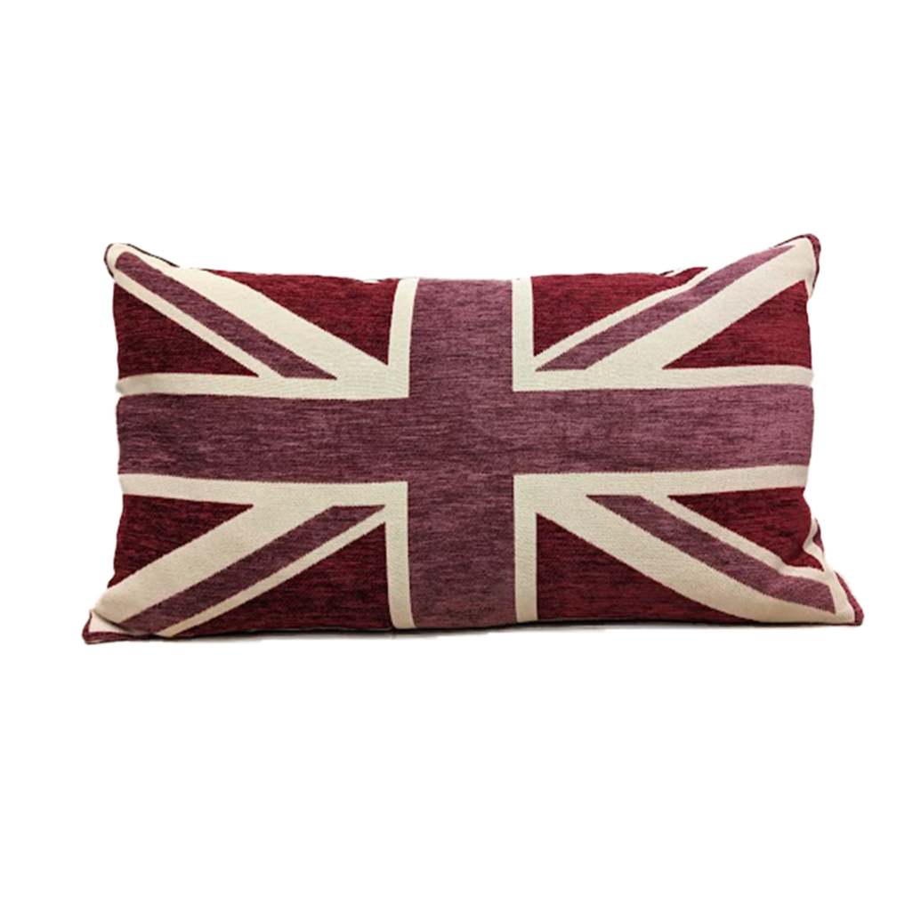 Velvet Union Jack pattern Cushion